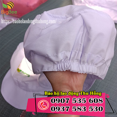 Nón vải công nhân in logo giá rẻ