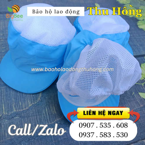 Nón vải công nhân may sẵn cho ngành chế biến sản xuất Nón vải công nhân may sẵn cho ngành chế biến sản xuất