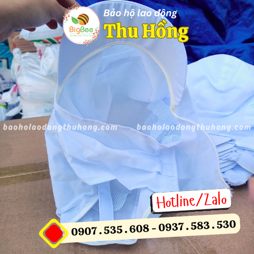 Nón vải thuỷ sản màu trắng Nón vải thuỷ sản màu trắng