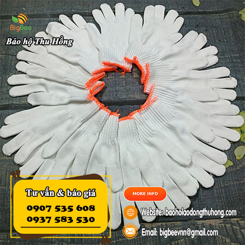 Ở đâu bán găng tay poly trắng cổ dài giá rẻ Ở đâu bán găng tay poly trắng cổ dài giá rẻ