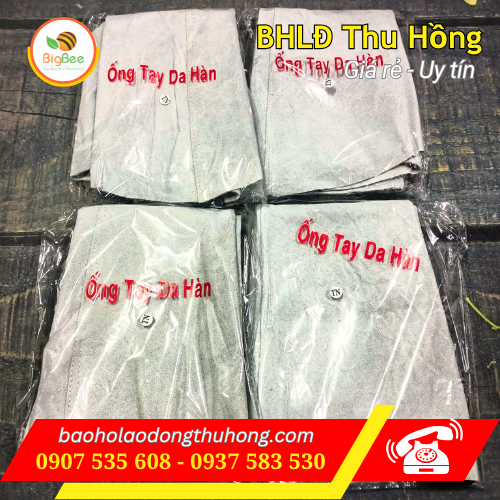 Ống tay da thợ hàn giá rẻ có sẵn tại TPHCM Ống tay da thợ hàn giá rẻ có sẵn tại TPHCM