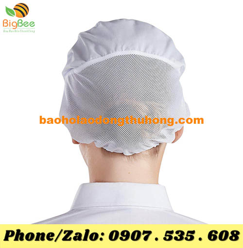 phần lưới phía sau của nón kết công nhân