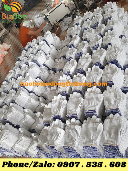 chuyên phân phối găng tay len kem màu trắng dai bền, loại tốt nhất với giá sỉ rẻ