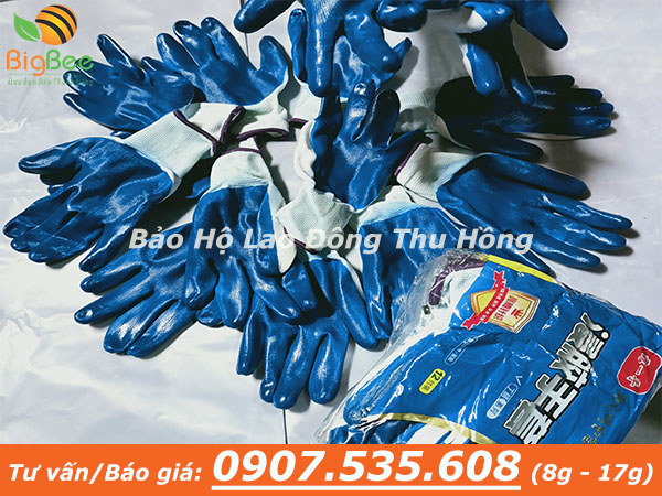 phân phối găng tay phủ PU xanh giá xưởng rẻ