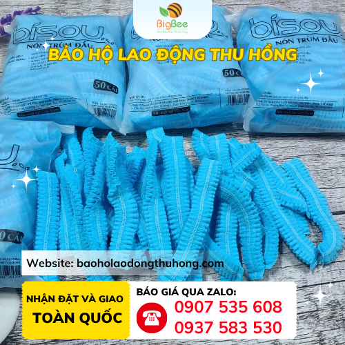 Phân phối sỉ nón con sâu y tế BISOU giá rẻ túi 50 cái Phân phối sỉ nón con sâu y tế BISOU giá rẻ túi 50 cái
