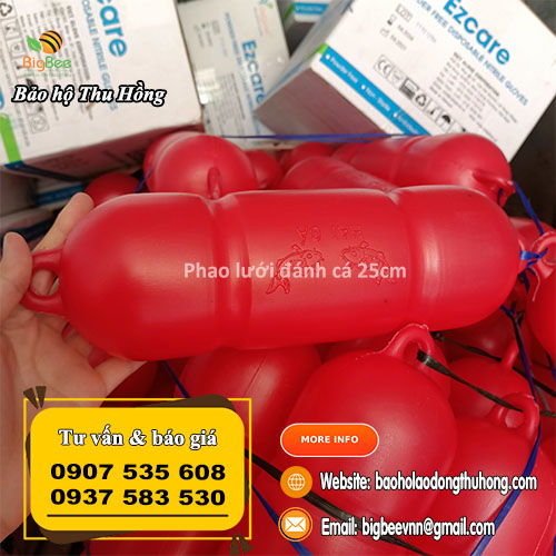 Phao lưới đánh cá loại 25cm màu đỏ Phao lưới đánh cá loại 25cm màu đỏ