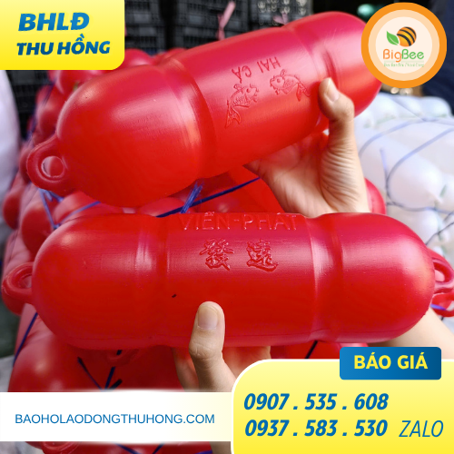 Phao nhựa PE làm dây phao size 25cm-30cm-35cm Phao nhựa PE làm dây phao size 25cm-30cm-35cm