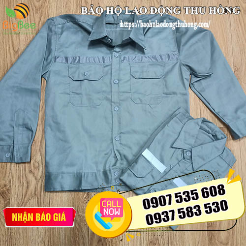 quần áo đồng phục công nhân xây dựng vải kaki dày quần áo đồng phục công nhân xây dựng vải kaki dày