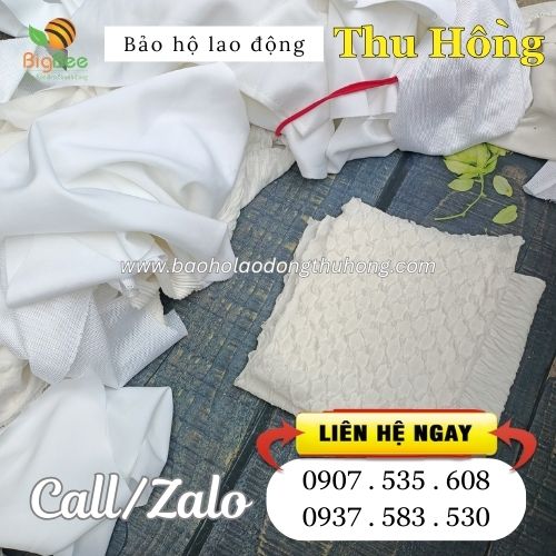 Quéo vải trắng không bụi nguyên miếng kích thước 20 - 40cm Quéo vải trắng không bụi nguyên miếng kích thước 20 - 40cm