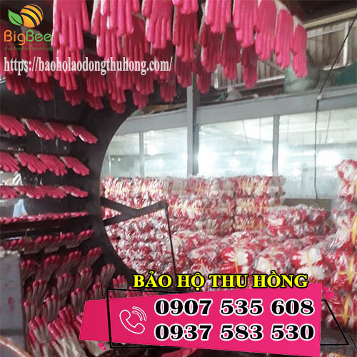 sản xuất găng tay len bảo hộ lao động
