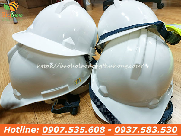 sỉ mũ bảo hộ Thùy Dương trắng có nút vặn tại TPHCM
