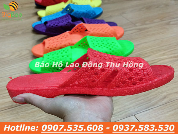 sỉ rẻ dép lỗ tổ ong nhiều màu tại TPHCM