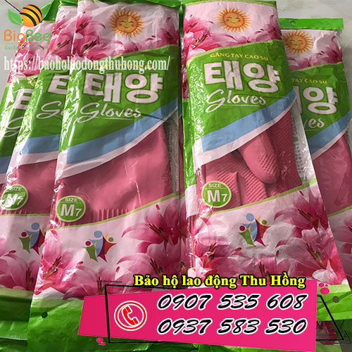 Sỉ rẻ găng tay cao su gia dụng Hàn Quốc