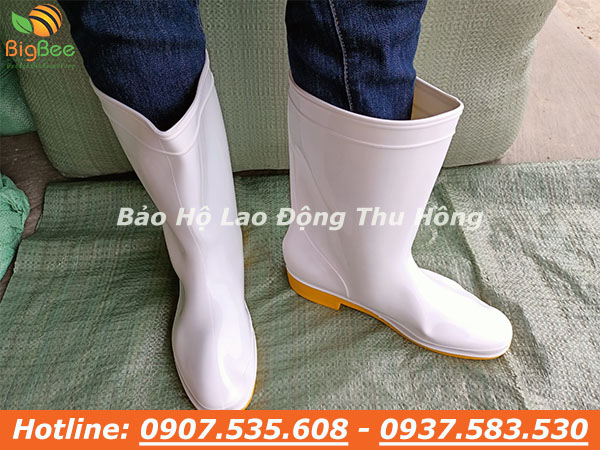 Sỉ rẻ ủng cao su trắng Tứ Gia Phát tại TPHCM
