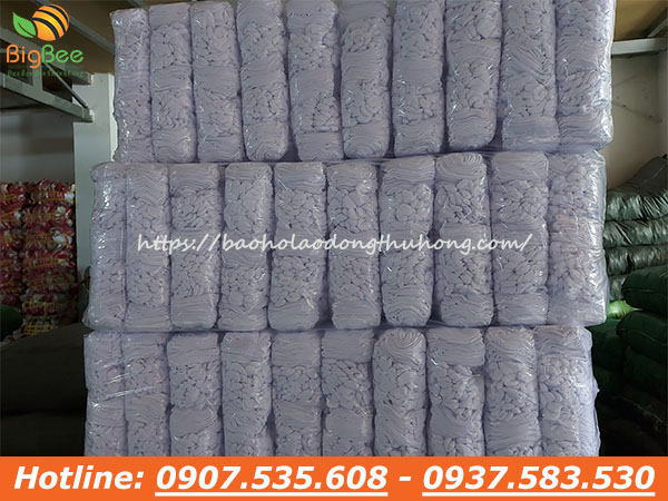 Soạn hàng găng tay thun trắng giao Thủ Đức 3