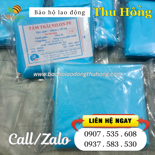 Tấm lót nilon đã tiệt trùng bịch 1 cái Tấm lót nilon đã tiệt trùng bịch 1 cái