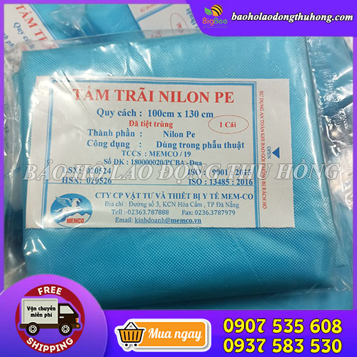 Tấm trải nilon phòng mổ, phòng phẫu thuật bịch 1 cái  Tấm trải nilon phòng mổ, phòng phẫu thuật bịch 1 cái