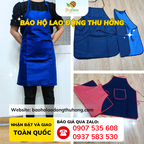 Tạp dề bếp chống thấm có túi giá rẻ tại xưởng Tạp dề bếp chống thấm có túi giá rẻ tại xưởng