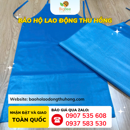 Tạp dề da chống hoá chất - axit Tạp dề da chống hoá chất - axit chuyên dụng