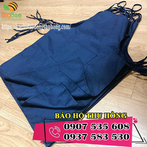 Tạp dề may sẵn vải kaki