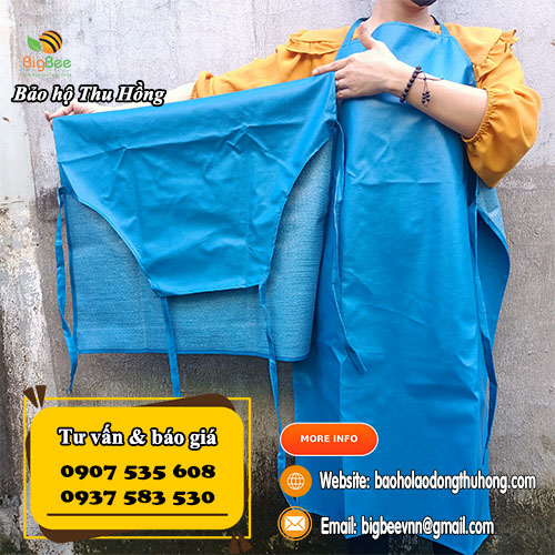 Tạp dề ngành thủy sản cao cấp loại 2 da chống thấm nước Tạp dề ngành thủy sản cao cấp loại 2 da chống thấm nước