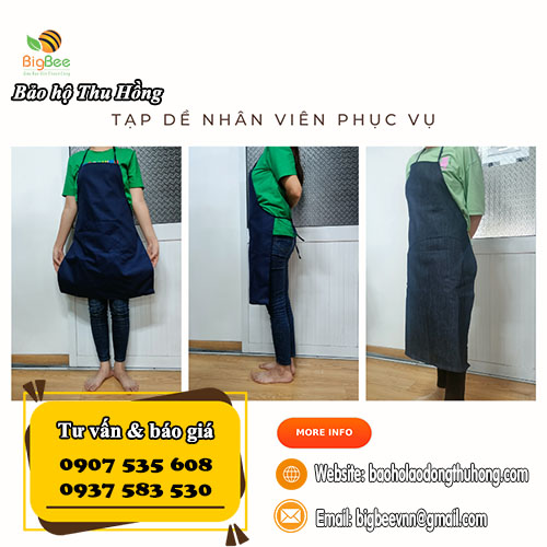 Tạp dề nhân viên phục vụ giá rẻ chất lượng cao