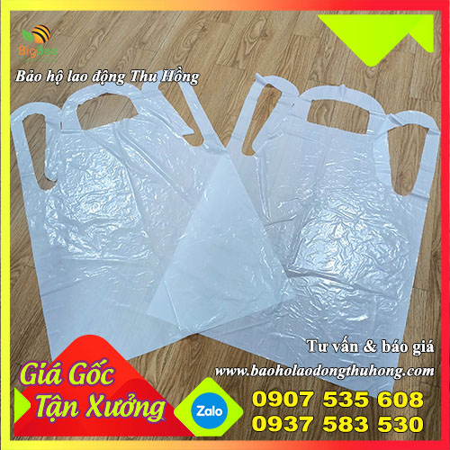 Tạp dề nhựa PE giá sỉ rẻ hộp 100 cái tại Thu Hồng Tạp dề nhựa PE giá sỉ rẻ hộp 100 cái tại Thu Hồng