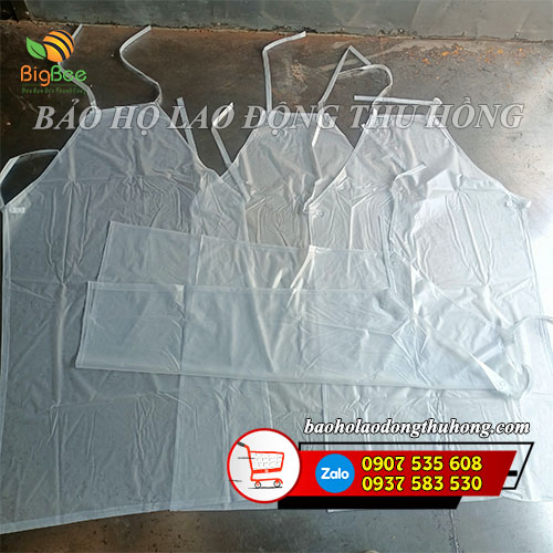 Tạp dề nhựa PVC trong suốt giá rẻ chống thấm nước Tạp dề nhựa PVC trong suốt giá rẻ chống thấm nước