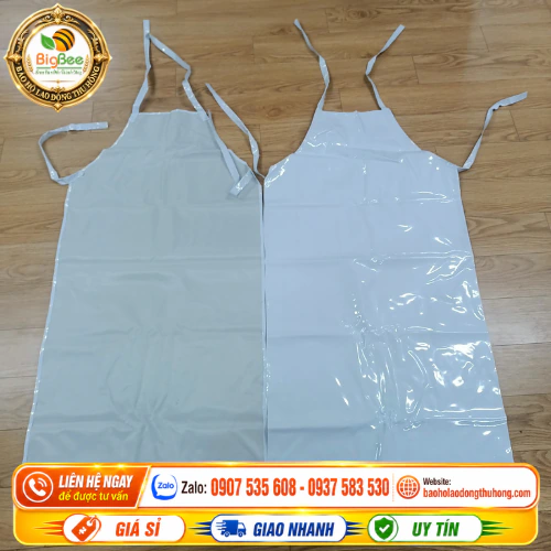 Tạp dề nhựa simili chống bám bẩn Tạp dề nhựa simili chống bám bẩn