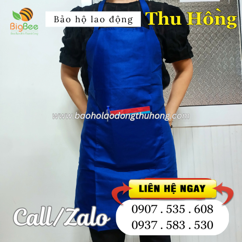 Tạp dề vải kaki có túi may sẵn cho nữ Tạp dề vải kaki có túi may sẵn cho nữ