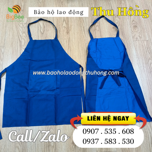 Tạp dề vải kaki có túi Tạp dề vải kaki có túi