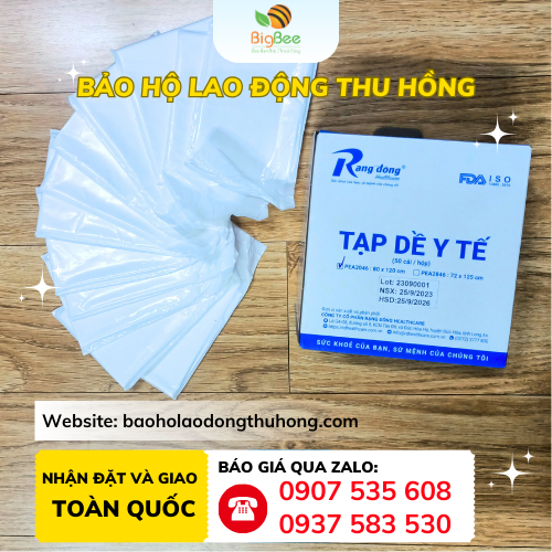 Tạp dề y tế tiệt trùng hộp 50 cái Tạp dề y tế tiệt trùng hộp 50 cái