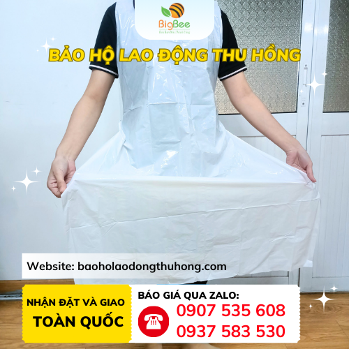 Tạp dề y tế tiệt trùng hộp 50 cái Tạp dề y tế tiệt trùng kháng khuẩn cho bệnh viện