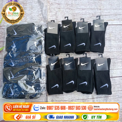 Tất nike đen dáng thể thao cho mọi lứa tuỏi