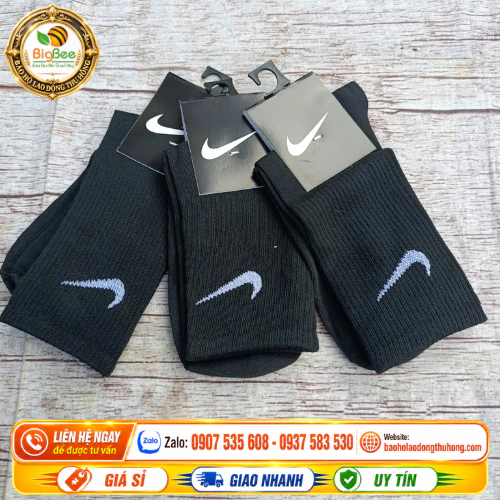 Tất vớ nike đen ít lộ vết bẩn Tất vớ nike đen ít lộ vết bẩn