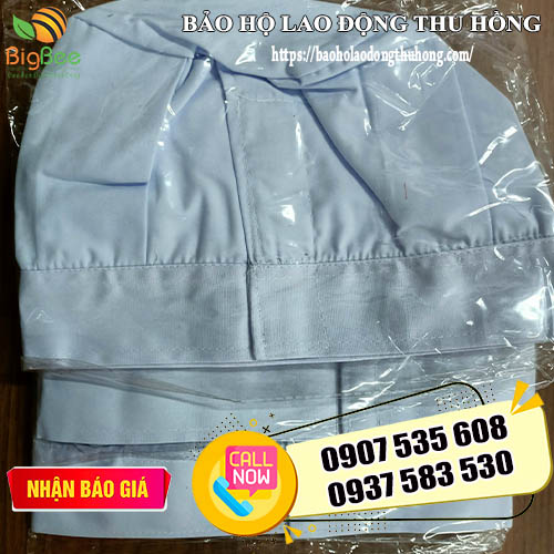 thu hồng bỏ sỉ mũ đầu bếp bằng vải tại TPHCM