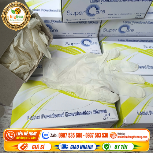 Thu Hồng chuyên bán găng tay y tế Super Care Latex có bột giá sỉ tại TPHCM Thu Hồng chuyên bán găng tay y tế Super Care Latex có bột giá sỉ tại TPHCM