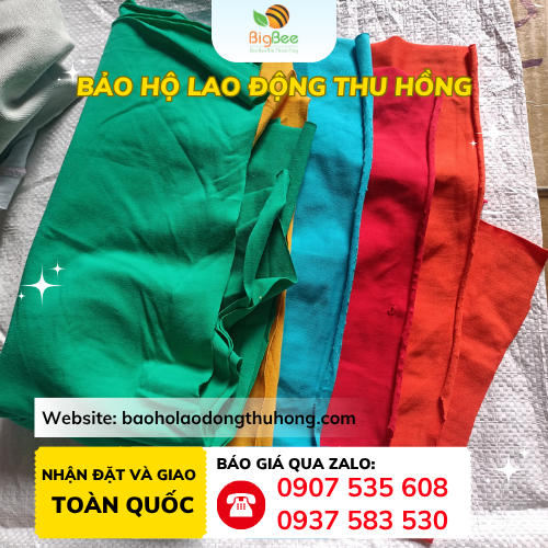 Vải lau tái chế Thu Hồng chuyên cung cấp vải lau công nghiệp tái chế số lượng lớn