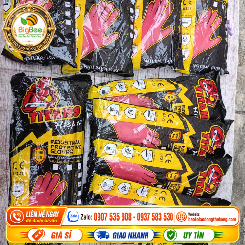 Thu Hồng chuyên găng tay cao su Titans Hiệp Sĩ giá rẻ Thu Hồng chuyên găng tay cao su Titans Hiệp Sĩ giá rẻ