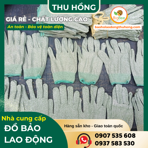 Bao tay chống cắt sẵn hàng giao toàn quốc Thu Hồng cung cấp bao tay chống cắt giao miễn phí toàn quốc