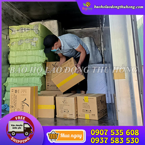 Thu Hồng đi giao sỉ găng tay cao su y tế Vglove nhám Thu Hồng đi giao sỉ găng tay cao su y tế Vglove nhám