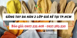 Bán buôn găng tay da hàn 2 lớp giá rẻ TPHCM