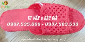 Đại lý cung cấp dép nhựa tổ ong màu đỏ nam nữ