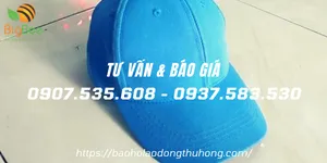 Nón kết trơn màu xanh da trời giá sỉ siêu rẻ