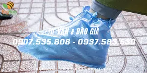 Bỏ sỉ bao bọc giày đi mưa cổ thấp chống nước TPHCM