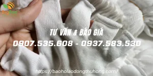 Bỏ sỉ bao tay hở ngón màu trắng trơn giá rẻ