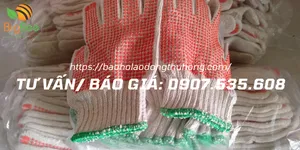 Bán bao tay len phủ hạt nhựa giá sỉ, freeship toàn quốc