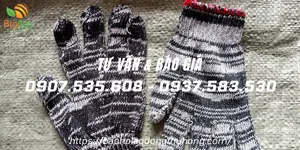 Bán buôn sỉ rẻ bao tay len muối tiêu tại TPHCM