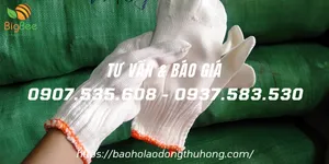 Mua bán găng tay len lao động sợi poly giá rẻ