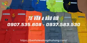 Bán áo bảo hộ gile túi hộp giá rẻ